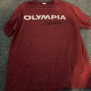 Olympia maroon shirt